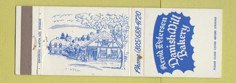 Matchbook Cover - Arvid Petersen Danish Mill Bakery Solvang CA WEAR
