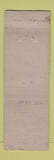 Matchbook Cover - Mandan Bowling Billiards Mandan ND OHIO MATCH LONG WEAR