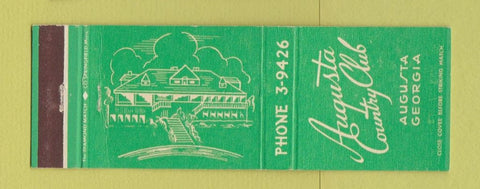 Matchbook Cover - Augusta Country Club GA