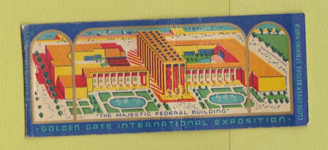 Matchbook Cover - Golden Gate Expo 1939 San Francisco CA BOBTAIL