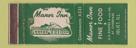 Matchbook Cover - Marco Inn Joliet IL