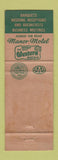 Matchbook Cover - Marco Inn Joliet IL