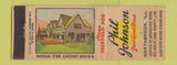 Matchbook Cover - Phil Johnson Restaurant Northbrook IL