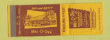 Matchbook Cover - Mel o Dee Restaurant Sarasota FL