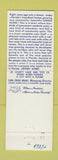 Matchbook Cover - Lehigh Acres Country Club Motel Lehigh Acres FL