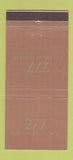 Matchbook Cover - 277 East Ave at Union Rochester NY WEAR 30 Stick