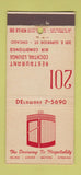 Matchbook Cover - 201 Restaurant Chicago IL 30 Stick