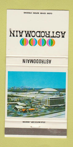 Matchbook Cover - Astrodomain Astrodome Houston TX  30 Strike
