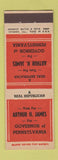 Matchbook Cover - Arthur James Governor of PA Pennsylvania Election ADVANCE