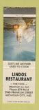 Matchbook Cover - Lindos Restaurant Michigan City IN