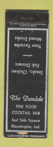 Matchbook Cover - Dandale Restaurant Bloomington IN WEAR