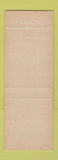 Matchbook Cover - Arthur McGonigle Governor Election PA Pennsylvania