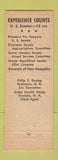 Matchbook Cover - Styles Bridge US Senator New Hampshire NH