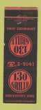 Matchbook Cover - 130 Grille Davenport IA