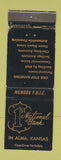 Matchbook Cover - 1st National Bank Alma KS