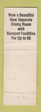 Matchbook Cover - Mim & Herbie's 45th Parallel Restaurant Dexter ME