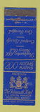 Matchbook Cover - Falmouth Hotel Portland ME POOR