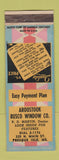 Matchbook Cover - Aroostook Rusco Windows Presque Isle ME WEAR