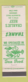 Matchbook Cover - Charlie's Reef Klamath Falls OR