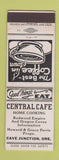 Matchbook Cover - Central Cafe Cave Junction OR
