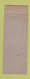 Matchbook Cover - Central Cafe Cave Junction OR