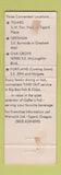 Matchbook Cover - Big Ben Fish and Chips Gaffer's Tigard Gresham OR