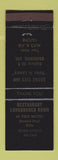Matchbook Cover - Longbranch Room Dodge City Inn Boardman OR
