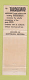 Matchbook Cover - Buckboard Restaurant Scottsdale AZ WEAR