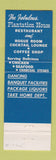 Matchbook Cover - Plantation House Restaurant Mesa AZ