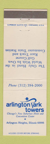 Matchbook Cover - Arlington Park Towers Arlington Heights IL