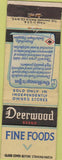 Matchbook Cover - Deerwood Brand Foods