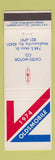 Matchbook Cover - 1974 Oldsmobile Cates Motor Madisonville KY