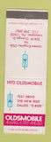 Matchbook Cover - 1972 Oldsmobile James Kingsley Lancaster PA