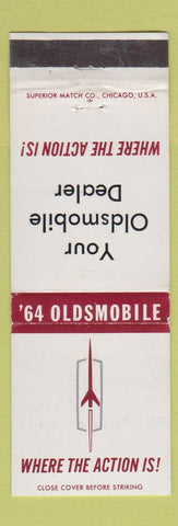 Matchbook Cover - 1964 Oldsmobile WEAR