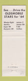 Matchbook Cover - 1964 Oldsmobile WEAR