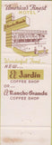Matchbook Cover - Hotel El Jardin Brownsville TX