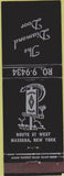 Matchbook Cover - The Diamond Door Massena NY