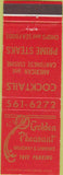 Matchbook Cover - Golden Pheasant Chinese food NO TOWN