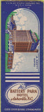 Matchbook Cover - Battery Park Hotel Asheville NC
