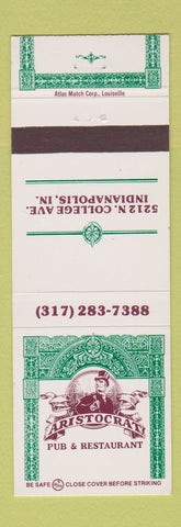 Matchbook Cover - Aristocrat Pub Restaurant Indianapolis IN