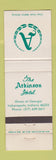 Matchbook Cover - Atkinson Hotel Indianapolis IN