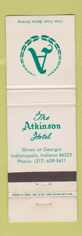 Matchbook Cover - Atkinson Hotel Indianapolis IN