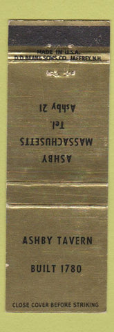 Matchbook Cover - Ashby Tavern Ashby MA low phone # WEAR