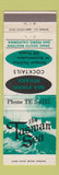 Matchbook Cover - Tasman Sea Restaurant San Pedro CA