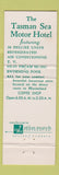 Matchbook Cover - Tasman Sea Restaurant San Pedro CA