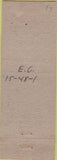 Matchbook Cover - Shore Line Hotel Saybrook CT pinup