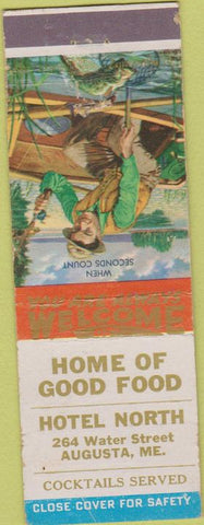 Matchbook Cover - Hotel North Augusta ME