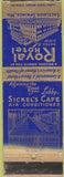 Matchbook Cover - Royal Hotel Excelsior Springs MO