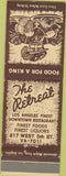 Matchbook Cover - The Retreat Los Angeles CA