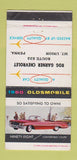 Matchbook Cover - 1960 Oldsmobile Mount Union PA Chevrolet  30 Strike